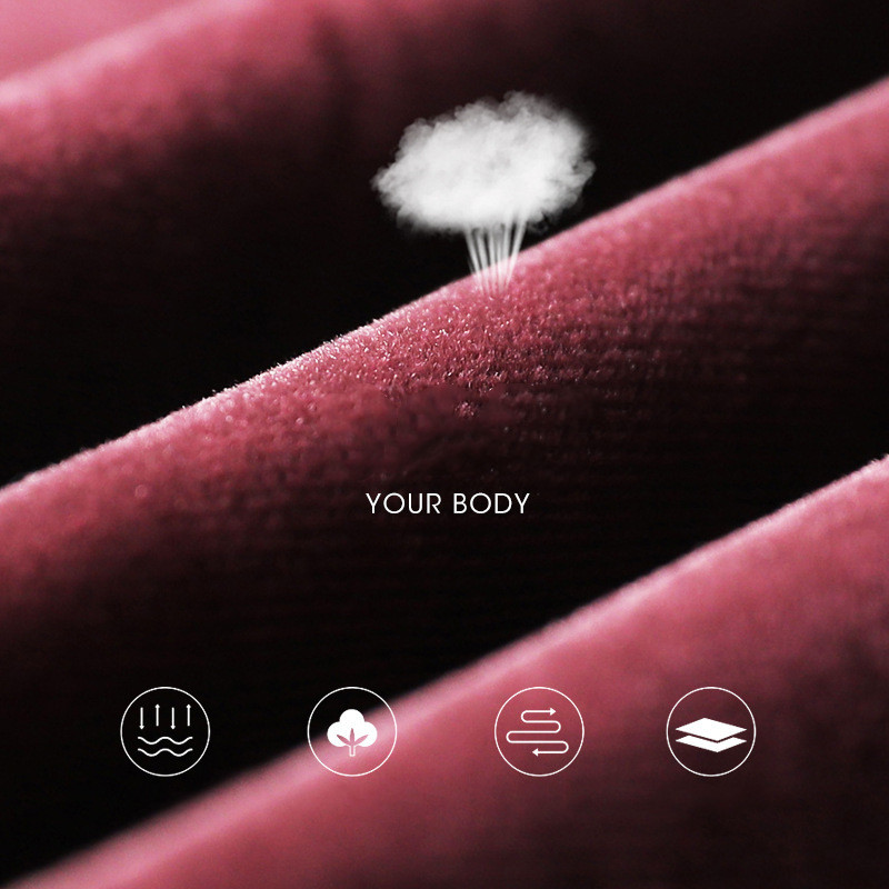 Gold velvet casual pants plus cashmere