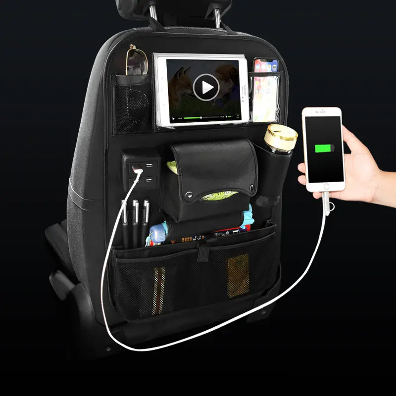 Car backrest storage bag seat multifunctional