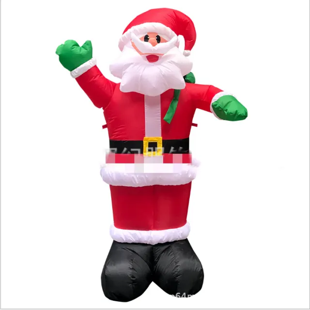 Giant Arch Santa Claus Snowman Inflatable Garden Yard Archway Christmas Ornaments Xmas New Year Festival Party Props Decor Style2Uk - Shop at LoveMi