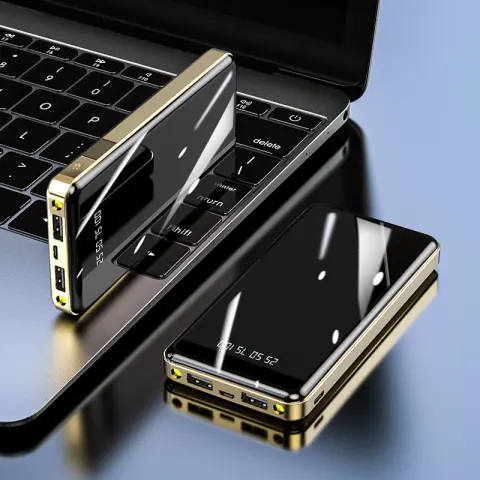 Mirror Digital Display Large Capacity Power Bank