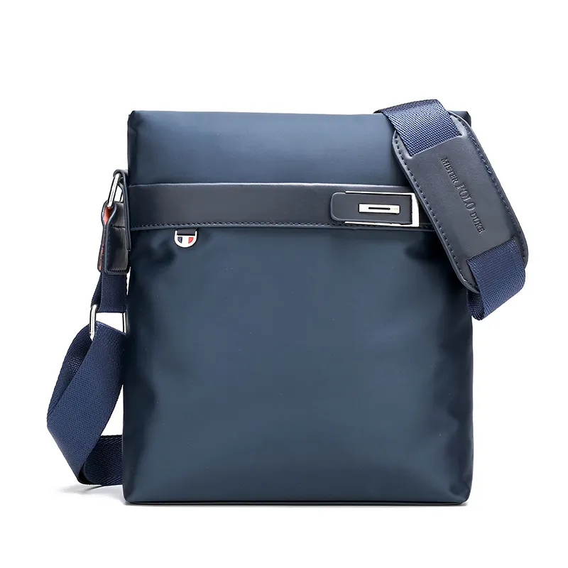 Men's briefcase A4 file bag - Blue