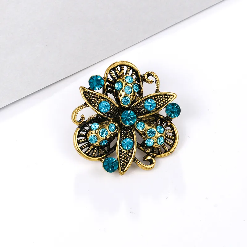 Alloy rhinestone small pin brooch costume - 21 Style