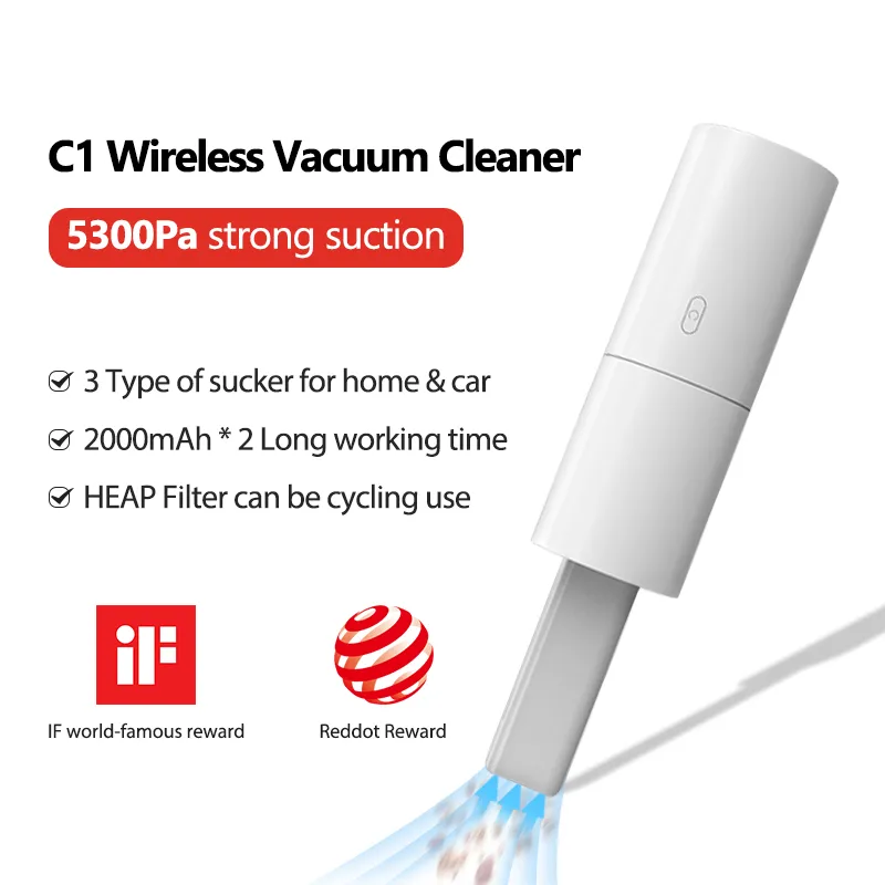 Wireless Charging Car Handheld Vacuum Cleaner