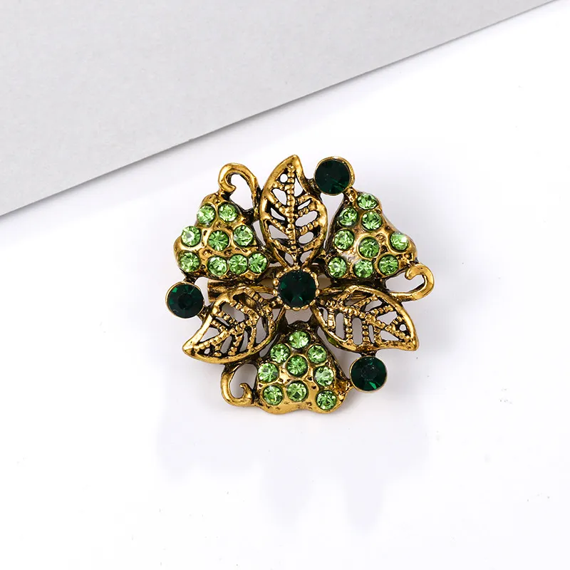 Alloy rhinestone small pin brooch costume - 20 Style