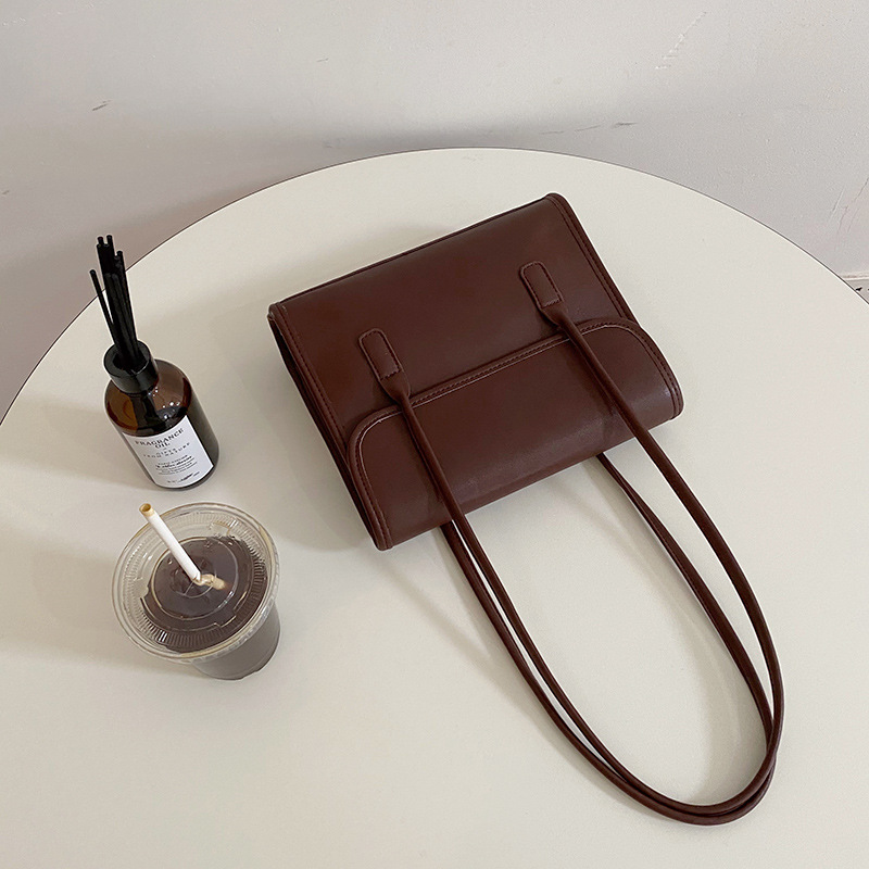 Vintage female briefcase shoulder bag underarm bag