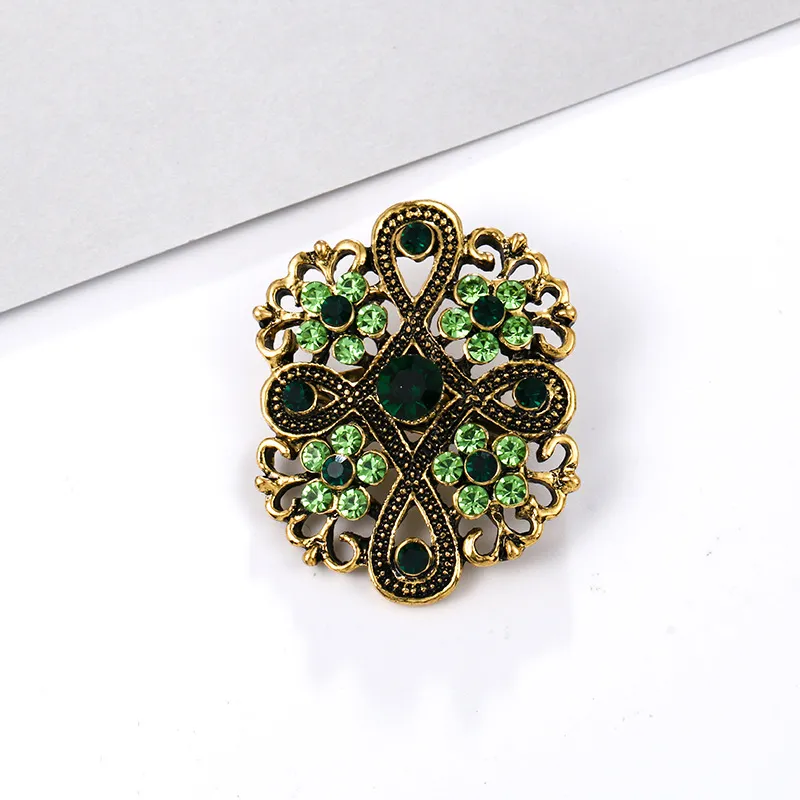 Alloy rhinestone small pin brooch costume - 16 Style