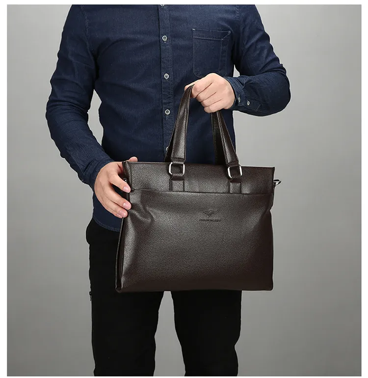 Men's business briefcase - Brown