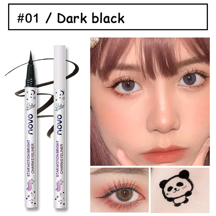 Water - repellent very fine color eyeliner - Black