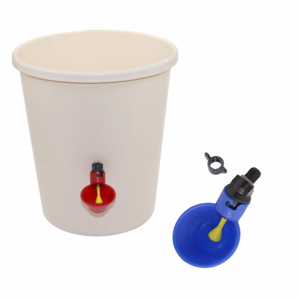 Chicken and bird drinking fountains (Red-With tube)