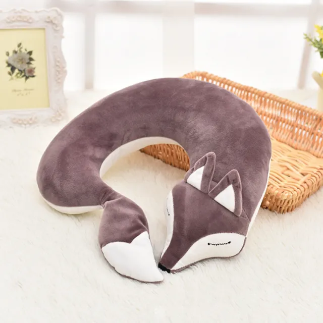 Fox U shaped pillow Purple - Shop at LoveMi