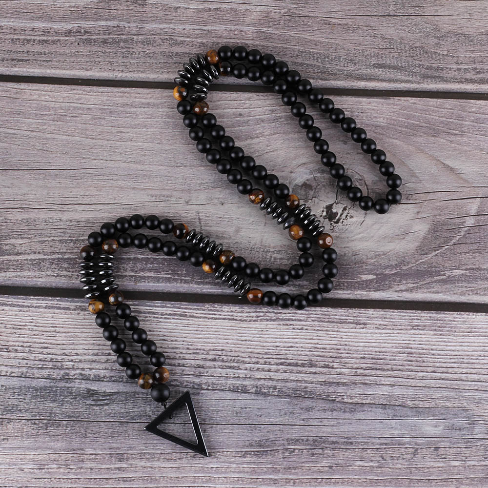 New triangle pendant necklace