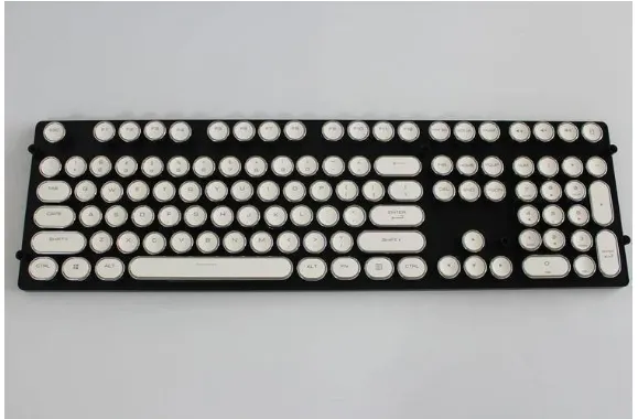 Steampunk Style Typewriter Mechanical Keyboard – image 4