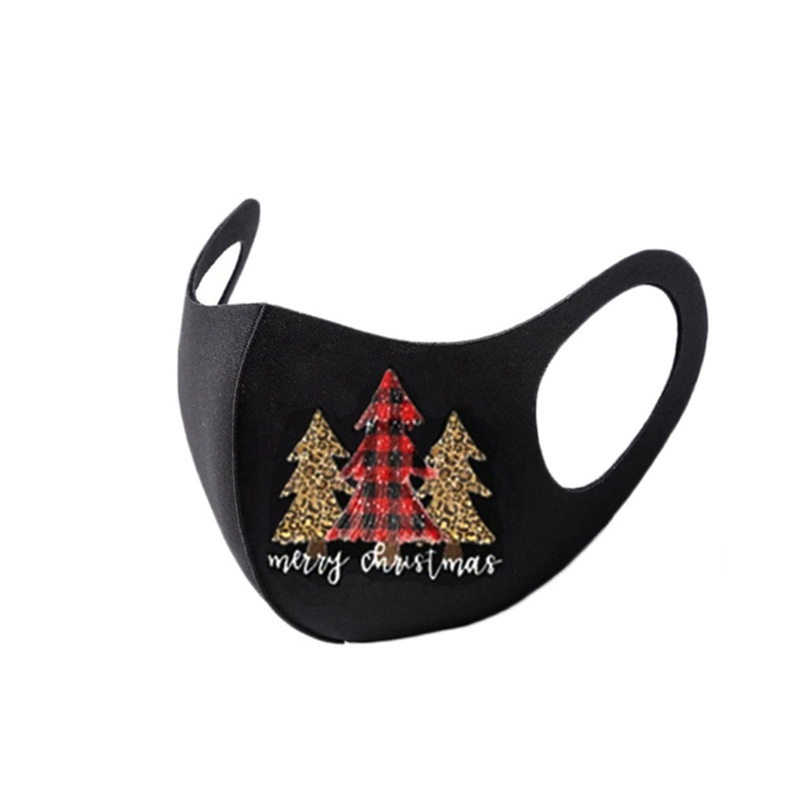Christmas print autumn and winter ice silk mask in 6 style
