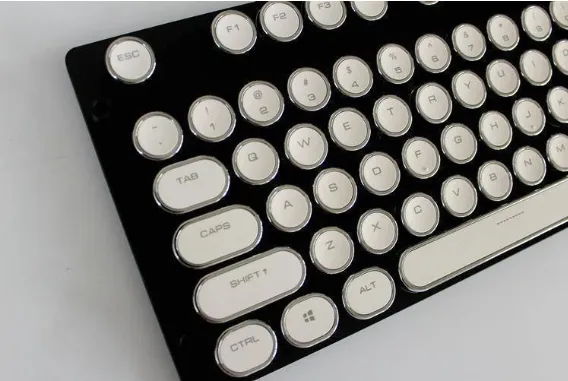 Steampunk Style Typewriter Mechanical Keyboard – image 2