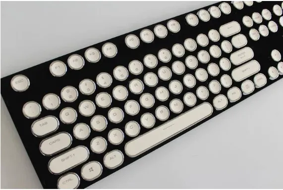 Steampunk Style Typewriter Mechanical Keyboard – image 3