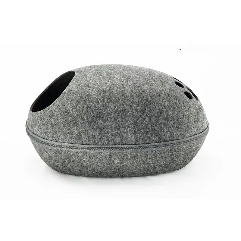 Semi closed removable eggshell breathable cat bed