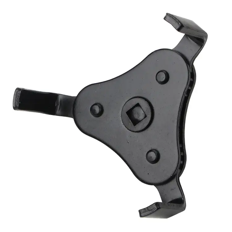Flat three-jaw machine filter wrench