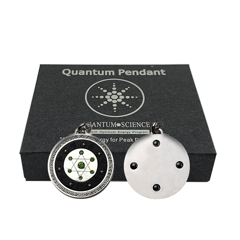 Stainless steel energy stone pendant