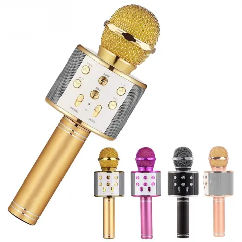 Wireless Microphone Portable Bluetooth Mini Home Ktv for Music