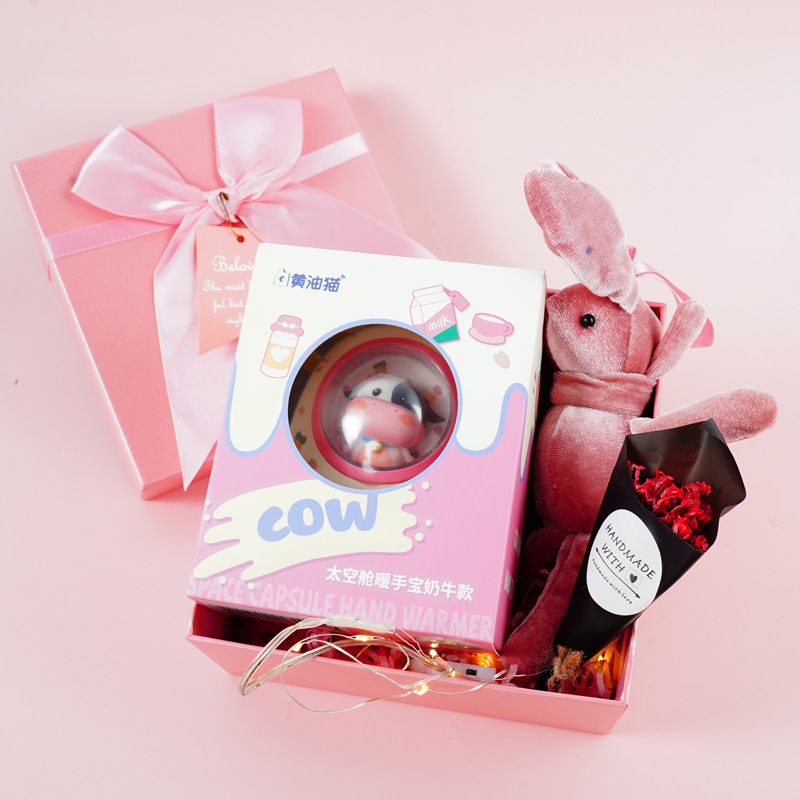 Pink gift box