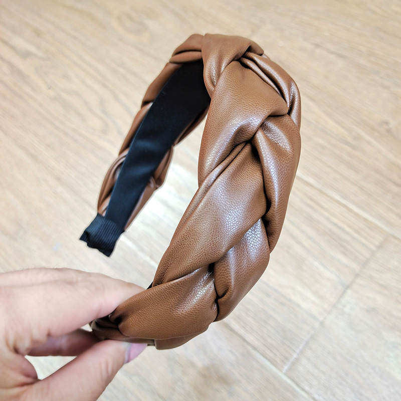 Braid hair headband Coffee - Shop at LoveMi