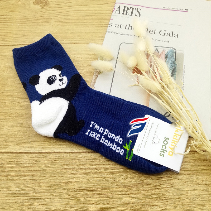 Ladies socks panda rabbit cat dog tube socks