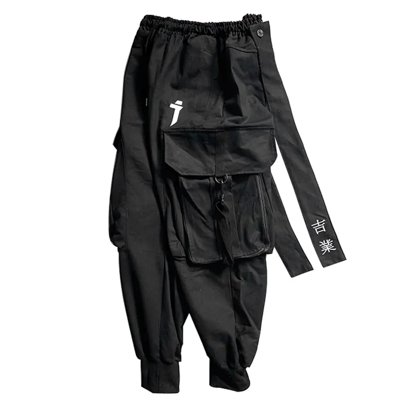 Embroidered Streamer Cargo Pants
