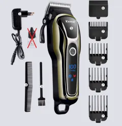 Hair salon hair clipper - Black - View 1