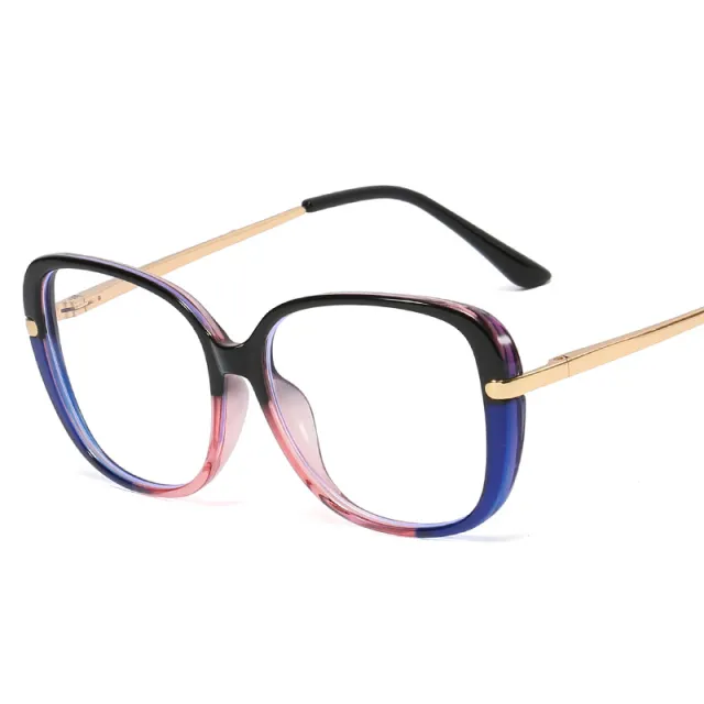 Big frame anti blue glasses frame Blue - Shop at LoveMi