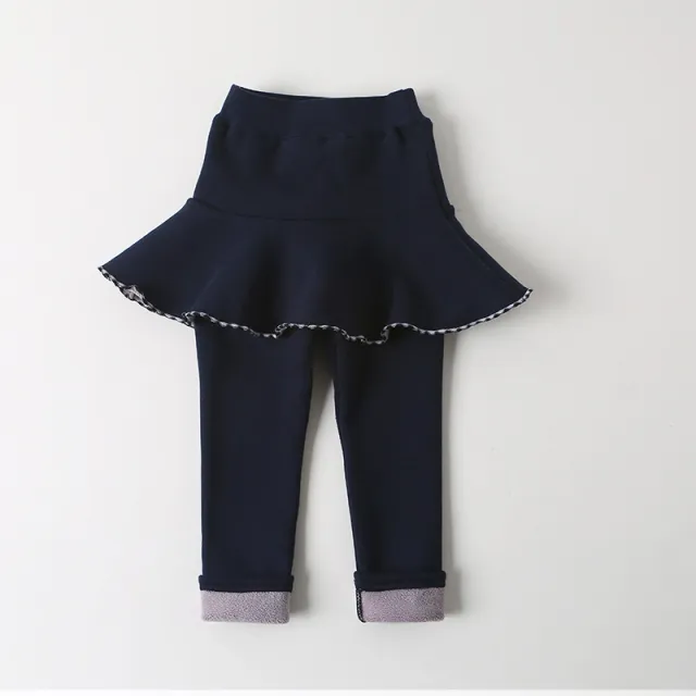 Children's Fake Two Piece Culottes Navy Blue - Shop at LoveMi