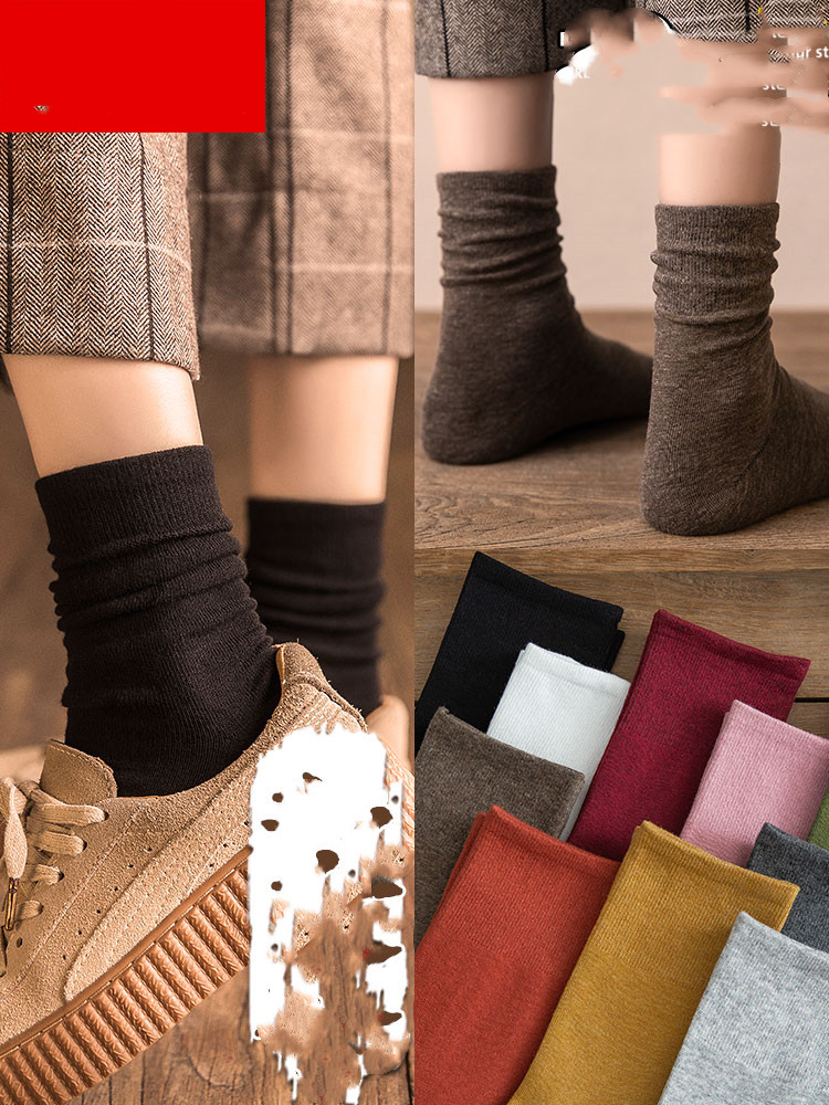 Women's socks in spring and autumn and winter