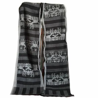 Young Man Scarf Middle-aged Man