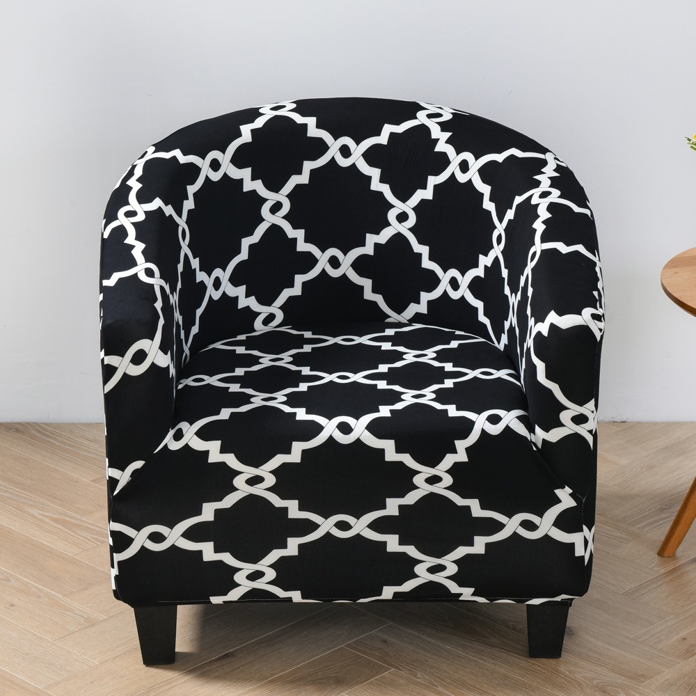 Rattan pattern black