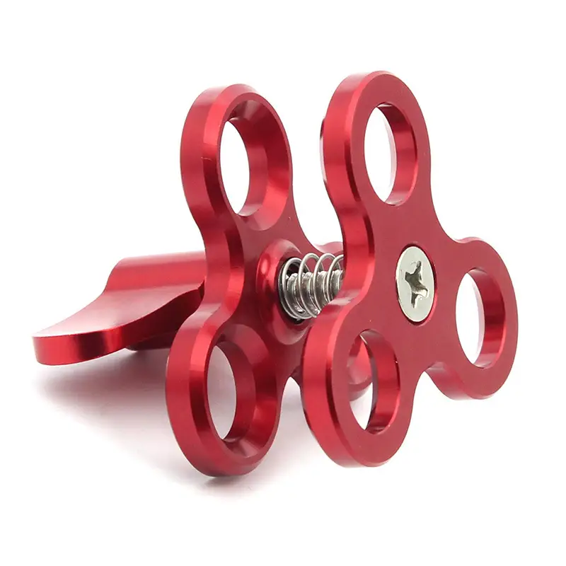Diving photography three-hole butterfly clip