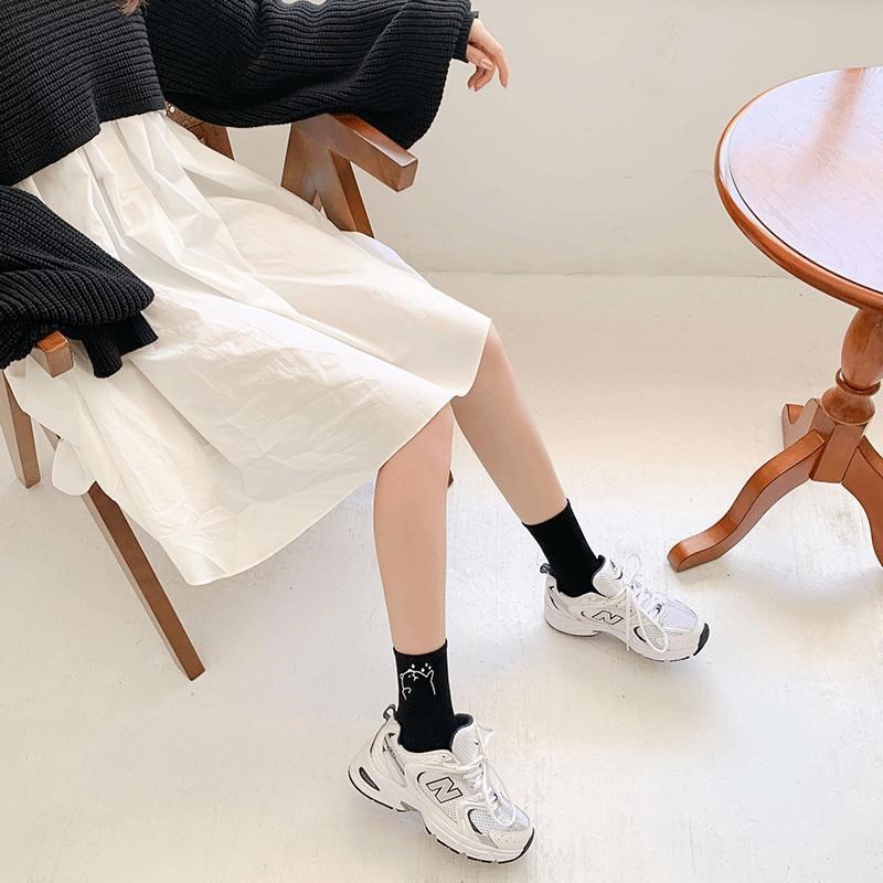 Cute funny solid color stockings