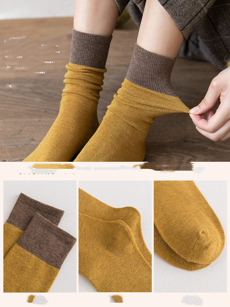Women's socks in spring and autumn and winter