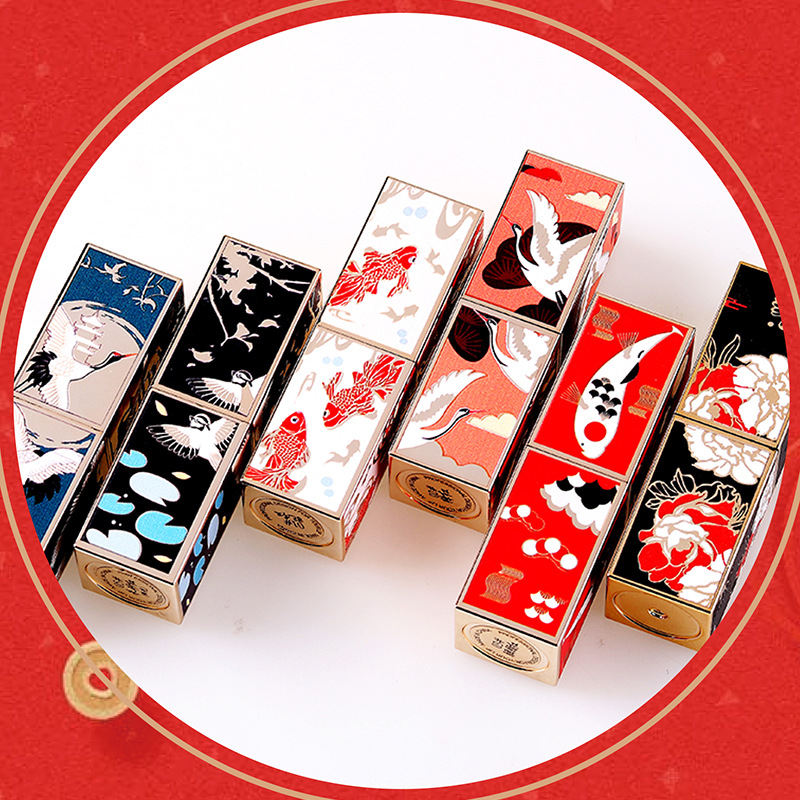 Heart Chinese Style Lipstick Set (2)