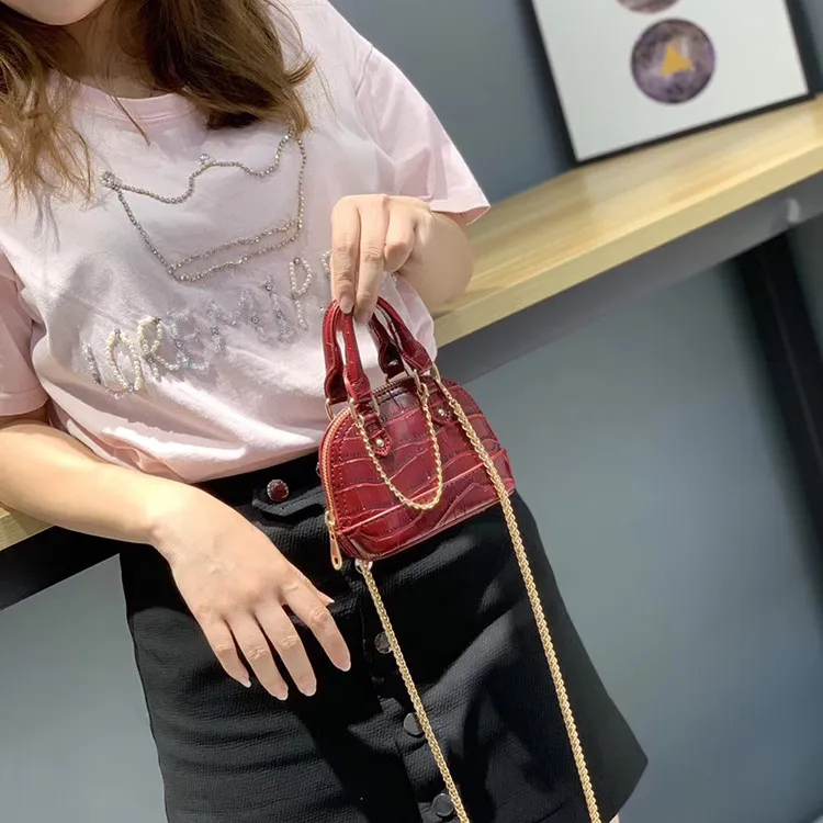 Children's print mini bag - Red