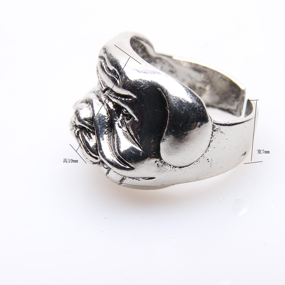 Pug vintage ring