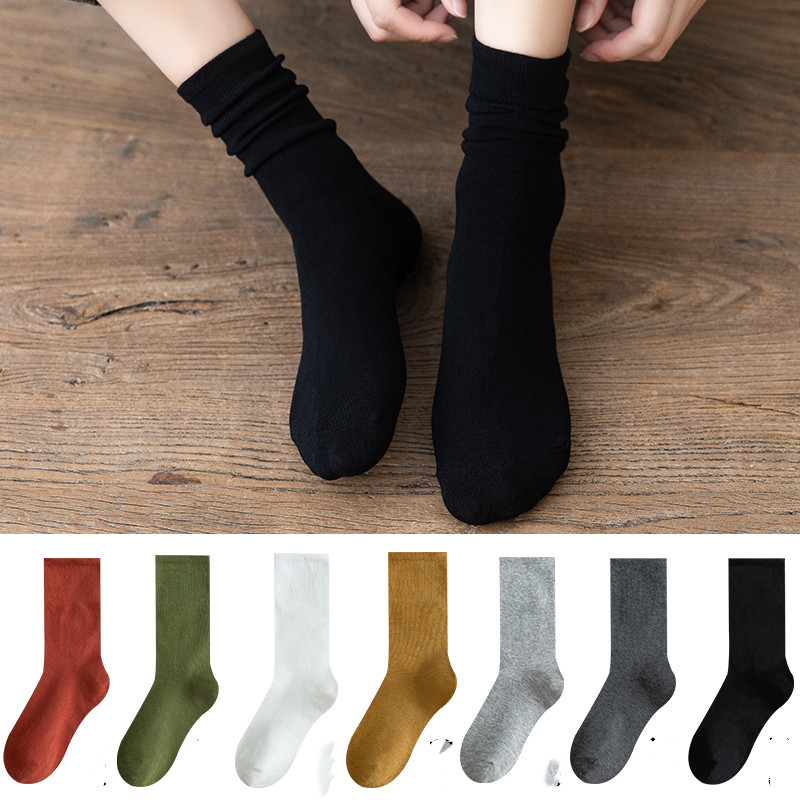 Women's socks in spring and autumn and winter
