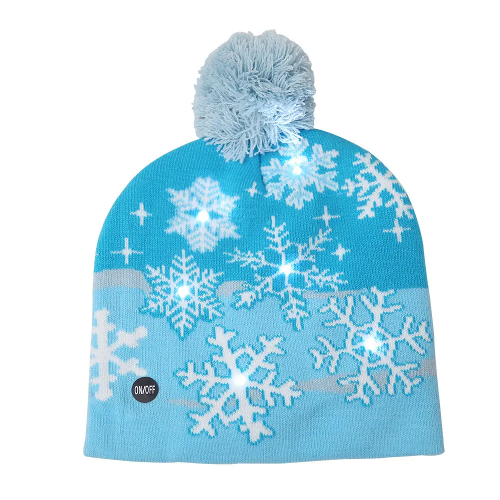 Christmas Hat LED Knitted