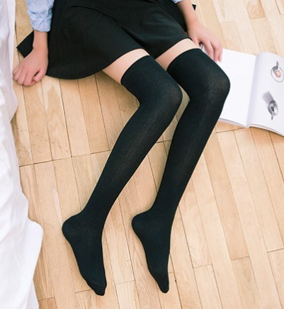 Warm high tube half socks