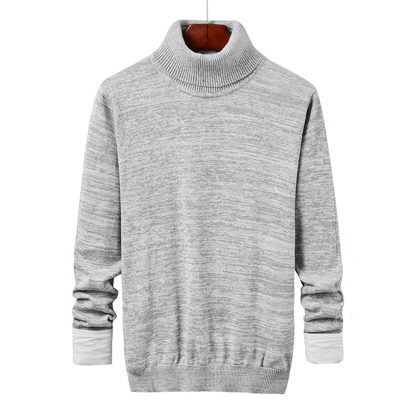 Men's cotton plus velvet padded Keep warm sweater