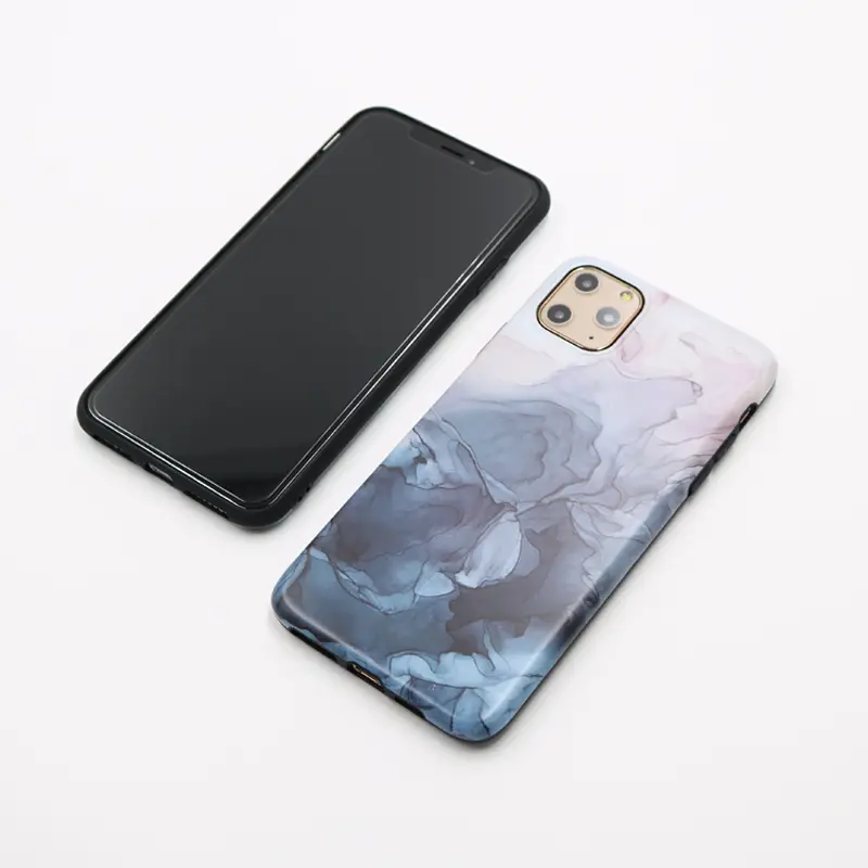 Black and white ink phone case