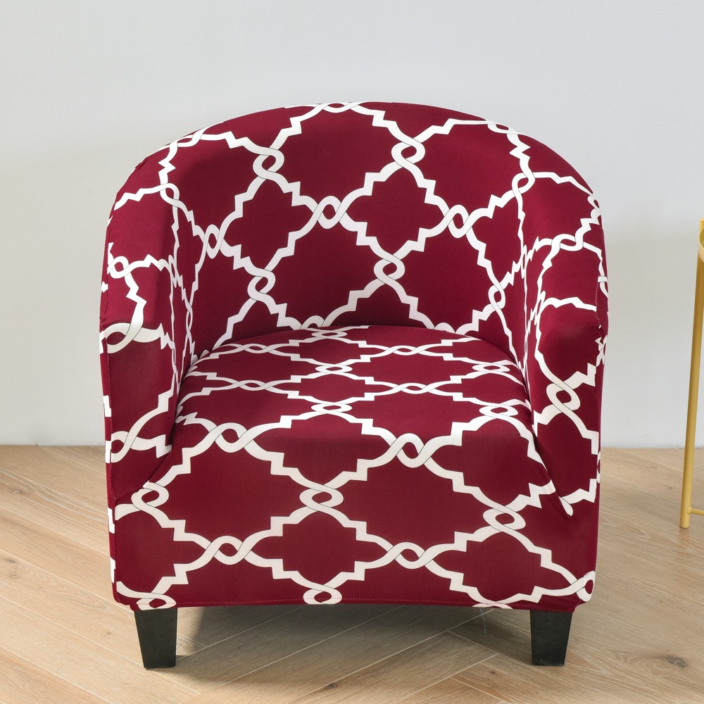 Rattan pattern red