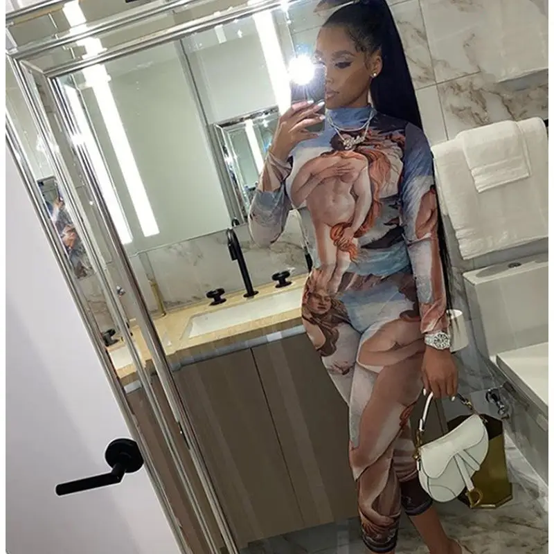 Women's long sleeve hip lifting sports Jumpsuit