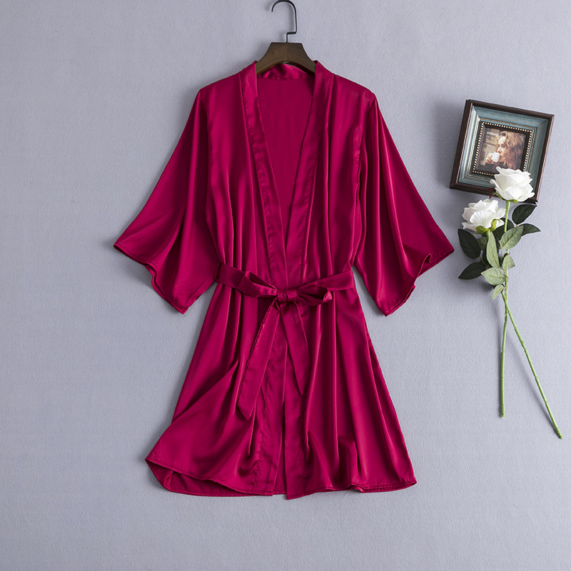 Dress wine red