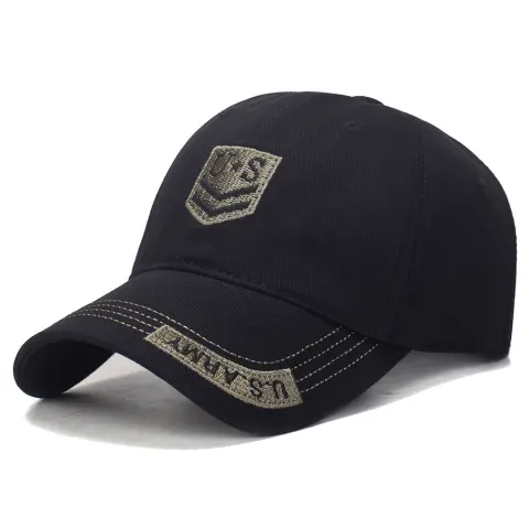 Embroidered US Baseball Cap