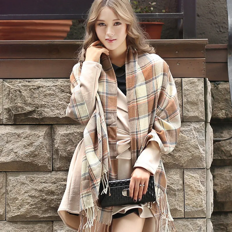 Thick and long unisex scarves - Wge Mig-200X65Cm