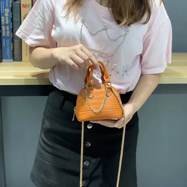 Children's print mini bag Orange - Shop at LoveMi